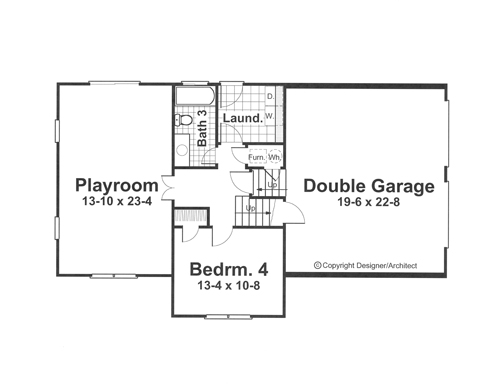 Lower Level image of FOSTER House Plan